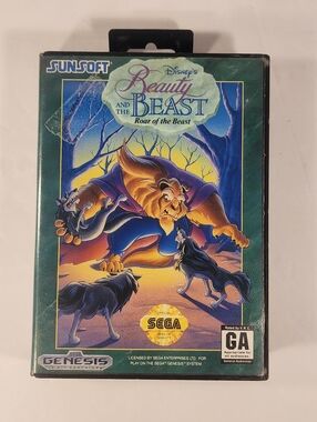 Disney's Beauty and the Beast (Green Cover) - Sega Genesis